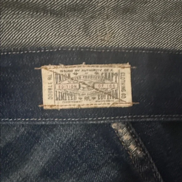 Double RL (RRL) Limited Edition 1 of 100 Coast to Coast Denim Jacket -Size Large - Picture 11 of 15